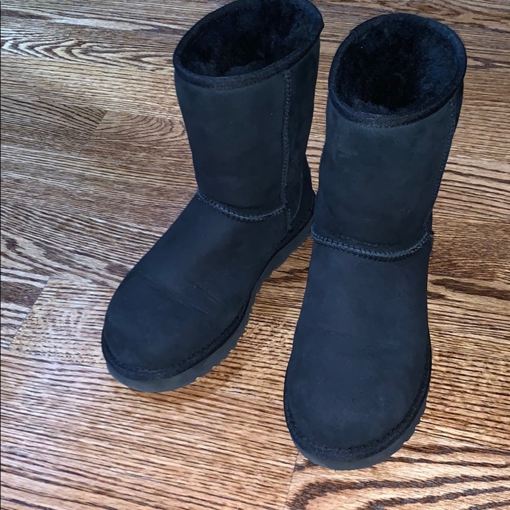 black uggs rain proof